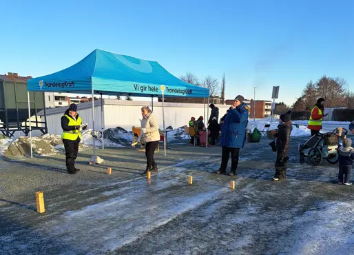 Dugnadspakkebidrag skapte OL-stemning i Brundalen borettslag 