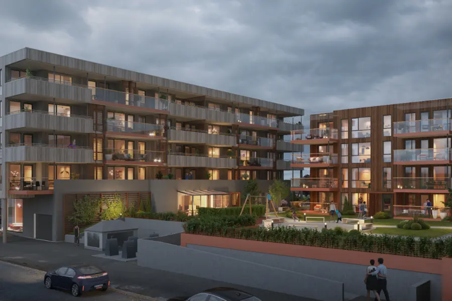 Illustrasjon hus 1 Bryggehagen